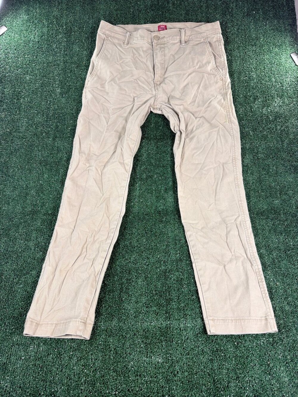 Levi's XX Chino Standard Taper Pants Men 33x32 Khaki Tan